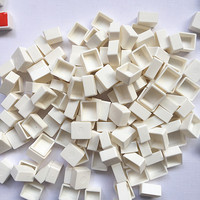 Moule complet en plastique blanc transparent 3.6ml, aquarelle, demi-casserole, peinture, sous-paquet