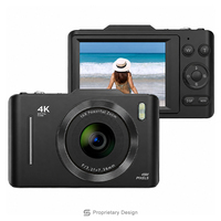 Appareil photo numérique haute définition 4K 48MP avec autofocus, zoom 16X, écran IPS 2,8 pouces, lecteur MP3, équipement de photographie pour étudiants, cadeau créatif