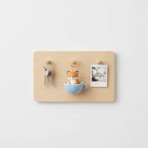 Colgante de animal pintado en cobre, bonito dije de margarita, llavero con mosquetón, adorable panda y zorro, tendencia de moda, joyería colgante para mascotas - Product Image 5