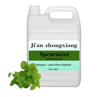 Huile essentielle de menthe poivrée 100% pure et naturelle, huile végétale de menthe verte, vente en gros d'usine, huile essentielle de menthe verte en vrac