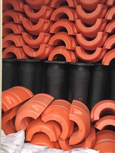 HDPE materiaal drijvende boom oranje slangbuis boeien maritieme barrière UV-bestendig baggerwerk toepassing transport van pijpleiding drijvers - Product Image 3