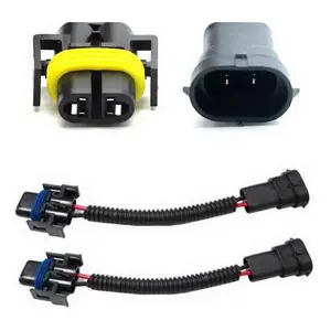 H11 H8 H9 Extension Wiring Harness Sockets Wires Compatible With Headlights or Fog Lights Use