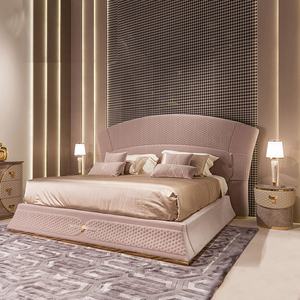 (CZ-BD31) moderna, última moda, conjunto de muebles de cuero para camas, cama de lujo de estilo italiano - Product Image 1