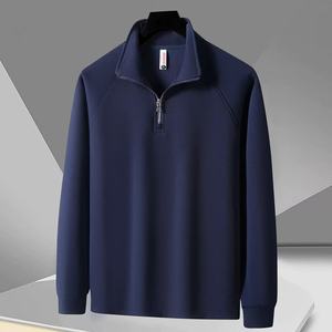 <span class=keywords><strong>Felpa</strong></span> da <span class=keywords><strong>Uomo</strong></span> in Cotone <span class=keywords><strong>con</strong></span> Mezza Zip e Collo Alto, Autunno/Inverno, Premium Casual Versatile, Foderata in <span class=keywords><strong>Pile</strong></span>, Calda e Confortevole - Product Image 6