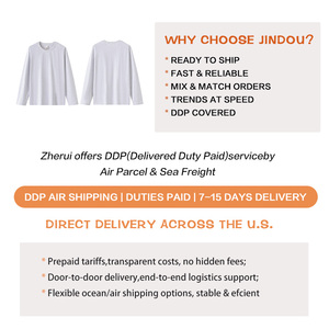 เสื้อยืดแขนยาวคอกลมสีแดงเบอร์กันดีสำหรับผู้หญิง ผ้าฝ้ายถัก 100% ทรงหลวม สวมใส่สบาย สีพื้น ระบายอากาศได้ดี - Product Image 3