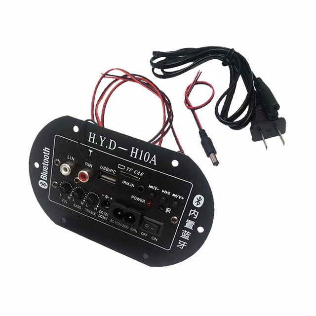 Taidacent Car Subwoofer Amplifier Board 220V 12V 24V Subwoof Amplifier Built-in BLE Car Amplifier for Universal Audio Speaker