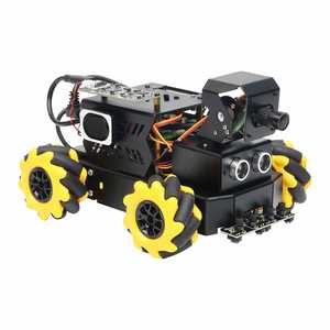 نماذج AI كبيرة Raspbot V2 Mecanum عجلة سيارة على أساس OpenCV و Python برمجة ل ROS2 متواضعة التوت Pi 5 - Product Image 1