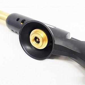 Soplete de butano con cabezal recto y un solo interruptor, chapado en cobre, 1800°C - Product Image 3