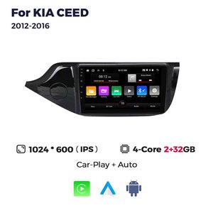 Per <span class=keywords><strong>KIA</strong></span> CEED 2012-2016 Autoradio con Carplay, Navigazione GPS, Android Auto, Display DVD, Sistemi Intelligenti a 4 Core - Product Image 2
