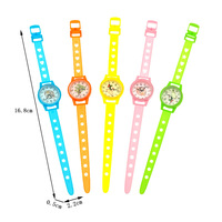 Montre Jouet en Plastique Miniature en Gros, Montre Jouet en Plastique Animaux de Dessin Animé, Cadeaux et Récompenses pour Fêtes d'Enfants, Bracelets Jouets