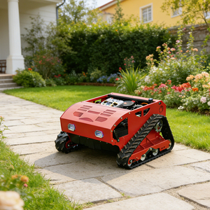 <span class=keywords><strong>Tondeuse</strong></span> à gazon intelligente sans fil télécommandée avec IA, évitement automatique des obstacles, rotation zéro, idéale pour les petits jardins domestiques - Product Image 2