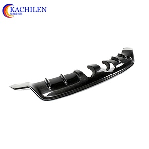 ดิฟฟิวเซอร์หลังคาร์บอนไฟเบอร์แบบ Center Outlet สำหรับรถยนต์ Volkswagen <span class=keywords><strong>Scirocco</strong></span> ปี 2015-2017 - Product Image 2