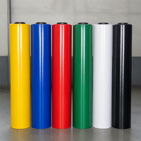 Rouleau de bâche PVC en gros de l'usine chinoise, 440 g/m² à 1500 g/m², tout GSM, largeur de 1,5 m à 5,1 m, MOQ 1 rouleau