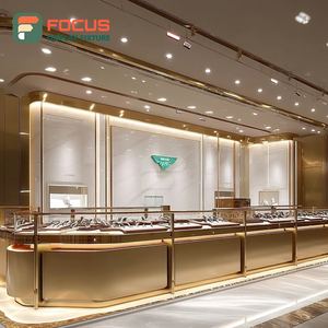 Fabricante de Vitrinas Minimalistas para Joyería, Acabado Laminado, Mostrador de Vidrio para Centro Comercial - Product Image 5