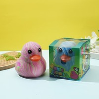 Nouveauté : Jouets en TPR colorés en forme de canard, souples et compressibles, jouets créatifs pour enfants, jouets anti-stress