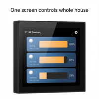 Amplificateur musical intelligent Android 4 pouces, panneau de commande central Tuya pour la maison, écran tactile intelligent WiFi, F4 + 2 haut-parleurs