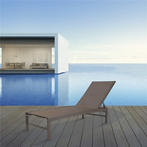 Maille Tissu Chaise longue Léger En Aluminium bain de Soleil <span class=keywords><strong>Transat</strong></span> Ningbo Chaises Longues en bord de <span class=keywords><strong>Piscine</strong></span> ou Bord de Mer - Product Image 1