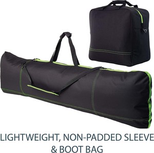 Muestra gratuita: Bolsa de esquí unisex, bolsa de snowboard, bolsa protectora para transportar esquís, equipo de esquí, bolso de viaje, mochila para palas de snowboard y bastones. - Product Image 2