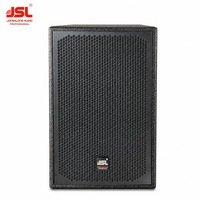 Haut-parleur passif DX-15 15 pouces 500W 125dB 90x60 en contreplaqué de bouleau, haut-parleur large bande pour concerts, théâtres et KTV