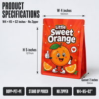 Sacs refermables en plastique laminé avec fermeture éclair, emballage pour produits comestibles, anti-odeur, bonbons gélifiés, sacs Mylar de 3,5 g, impression personnalisée