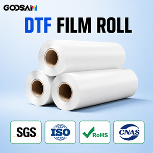 ฟิล์ม PET DTF คุณภาพเยี่ยม แบบลอกเย็น ลอกร้อน ผิวด้าน ขนาด 60 ซม. 30 ซม. แบบม้วน สองด้าน สำหรับเครื่องพิมพ์อิงค์เจ็ทดิจิตอลสำหรับเสื้อยืด - Product Image 1