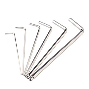 Hex Key Set L-Shaped Ball Head Chrome Plated High Carbon Steel Industrial Grade Imperial Inch Measurement - Product Image 4