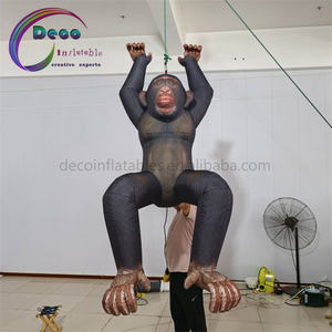 Promosyon etkinliği için kostümlü Logo reklam şişme maymun - Product Image 4