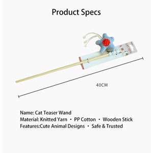Игрушки-мышки для кошек: плюшевые, миниатюрные, интерактивные, для игр и развлечений в помещении, оптом - Product Image 6