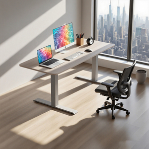 Modena - Cadre de <span class=keywords><strong>bureau</strong></span> électrique ergonomique à hauteur réglable sur 3 niveaux pour usage domestique ou professionnel - Cadre de table relevable - Product Image 2