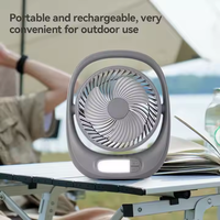 Mini ventilateur de Table Offre Spéciale ventilateur de bureau réglable Portable veilleuse ventilateurs de Table rechargeables