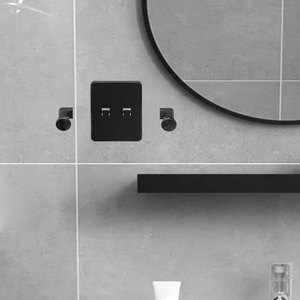 Factory Direct High Quality <b>Wall</b> Mounted Toothbrush Toothpaste Holder Razor Holder Non Perforated Storage <b>Rack</b> - Product Image 3