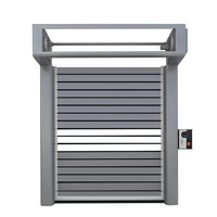 Pintu Gulung Listrik Pintar Bahan Baja dan Paduan Aluminium yang Tahan Lama dengan Fitur Tahan Angin untuk Gudang dan Bengkel Modern