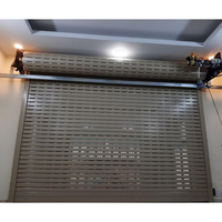 Vente chaude Porte à enroulement en acier inoxydable perforée, ventilée et anti-effraction pour usage domestique/commercial