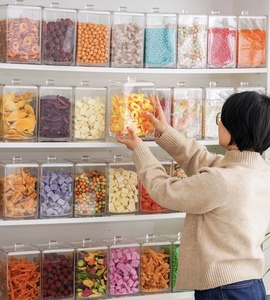 Hộp đựng kẹo nhựa ECOBOX, hộp đựng gia vị, hộp đựng kẹo có muỗng, hộp đựng kín khí cho cửa hàng - Product Image 3