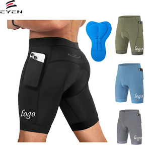 <span class=keywords><strong>Pantaloncini</strong></span> da Ciclismo Imbottiti da Uomo con Tasche con Zip, Imbottitura in Gel 3D, Asciugatura Rapida, Traspiranti, Antiscivolo per <span class=keywords><strong>MTB</strong></span> e Bici da Strada - Product Image 1