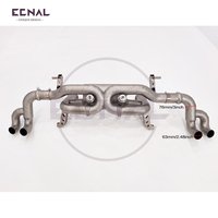 Échappement en titane sablé Ecnal pour Lamborghini Huracan 5.2L Lp580 Lp610 2014-2023