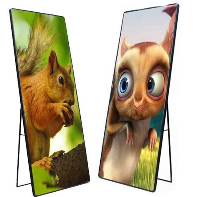 Outdoor P4 P5 LED Poster Display Screen Indoor Advertising Screens