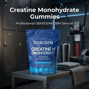 One‑stop Private Label ODM Creatine Monohydrate Gummies 1200mg Per Serving Sugar‑Free Gluten‑Free Non‑GMO Custom <b>Pouch</b> - Product Image 1