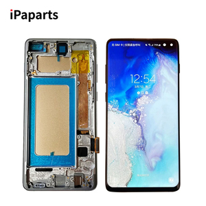 Écran de téléphone portable OLED <span class=keywords><strong>taille</strong></span> originale pour Samsung <span class=keywords><strong>S10</strong></span> <span class=keywords><strong>Plus</strong></span> avec cadre - Product Image 1