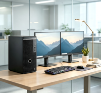 PC Desktop Mini Tower OptiPlex 5090 Barebone Generasi ke-11, Bersih Tanpa Goresan, Grade A, Teruji Fungsional dan Beroperasi
