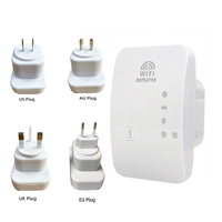 Amplificador de Señal de Red Wlan, Repetidor Inalámbrico, Extensor de Rango Wifi de Banda Única, Router de 300mbps