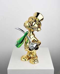 <span class=keywords><strong>Sculture</strong></span> di Anatre in <span class=keywords><strong>Resina</strong></span> Elettroplaccata, <span class=keywords><strong>Design</strong></span> Personalizzato per Arredamento Interno, Arte Decorativa per la Casa - Product Image 5