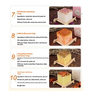 110g naturel marque privée fait à la main blanchissant la peau barre de <span class=keywords><strong>savon</strong></span> à l'huile essentielle de jasmin - Product Image 6