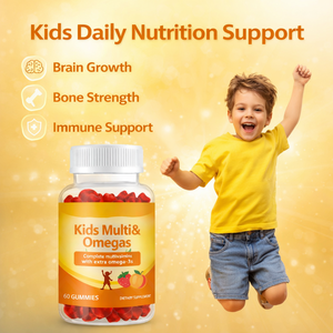 Vitamine in Gommose per Bambini con Etichetta Privata OEM, Integratore Multivitaminico con <span class=keywords><strong>Vitamina</strong></span> C, D, B12, <span class=keywords><strong>A</strong></span>, <span class=keywords><strong>E</strong></span> <span class=keywords><strong>e</strong></span> Omega 3 - Product Image 2