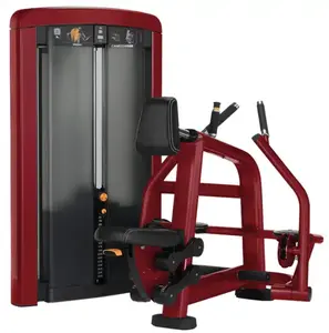Máquina cargada de placa Equipo de fitness comercial LAT pulldown/fila sentada Life Fitness Máquina de fila trasera sentada