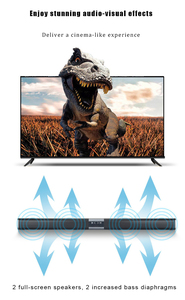 Super Bass Soundbar với loa siêu trầm tốt nhất hệ thống rạp hát tại nhà loa cho TV bt5.0 thanh âm thanh làm bằng nhựa bền - Product Image 3