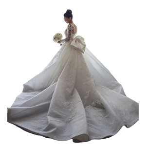 <b>White</b> Mermaid Wedding Dress With Train <b>Lace</b> Sweetheart Neckline Natural Waistline Polyester Fabric For Travel Photography - Product Image 4