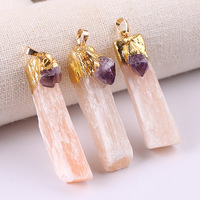 Pendentif en sélénite sterling HY Quantum Design Gemstone
