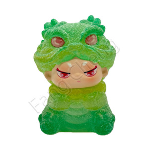 Doudou Bestie Auspicieuse Orange Sable Sucré Figurines de Collection Animaux Boîte Mystère Jouets Capsule pour Cadeau - Product Image 4