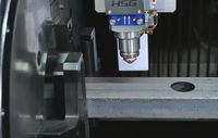 3 KW HSG TPS 3D Machine de découpe laser professionnelle pour tubes biseautés à cinq axes 45